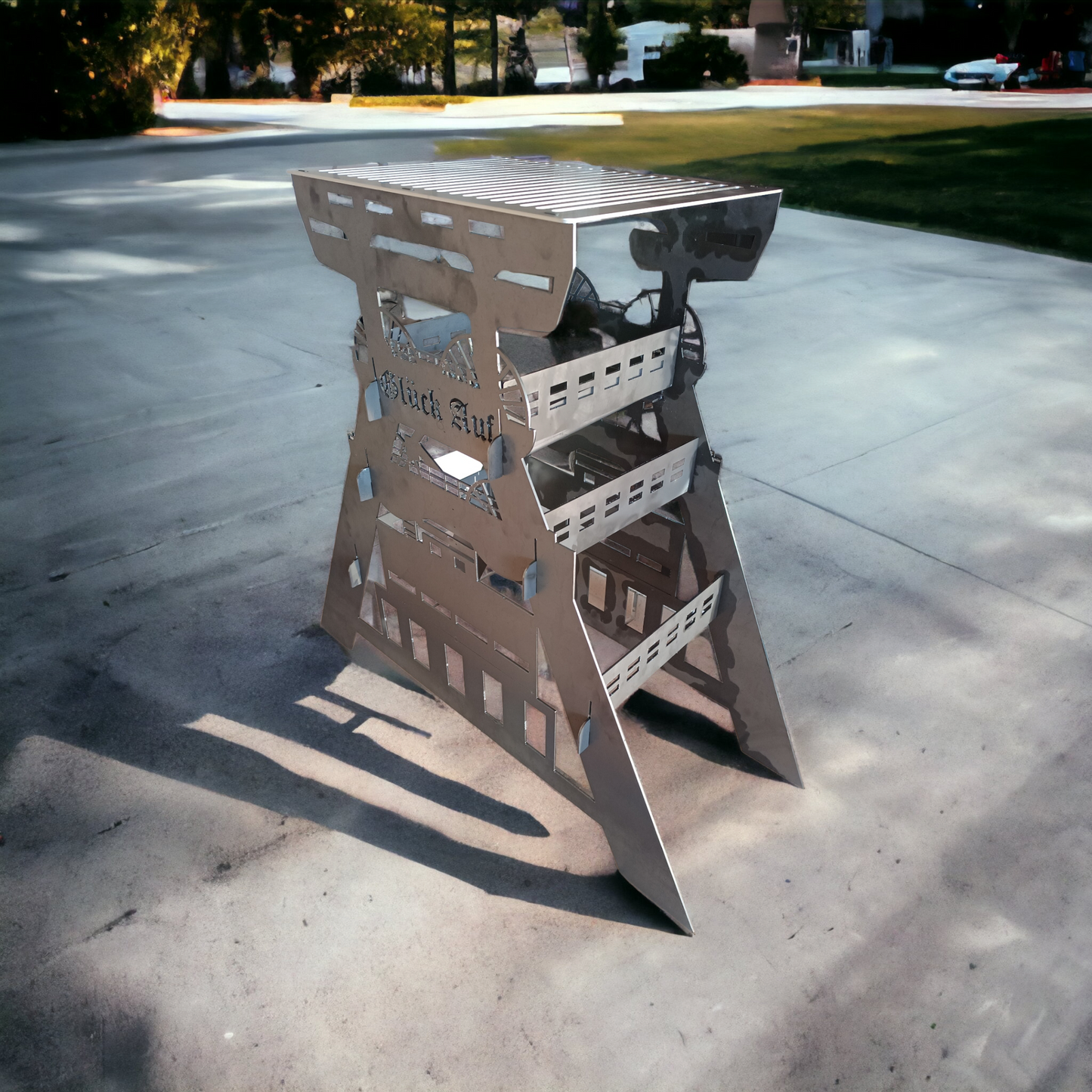 Förderturm Zeche Ruhrpott Glück Auf !