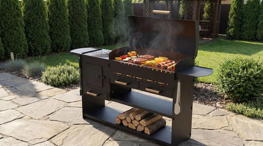 Mangal Grill Flammenfürst | Outdoor Holzkohlegrill & Feuerküche
