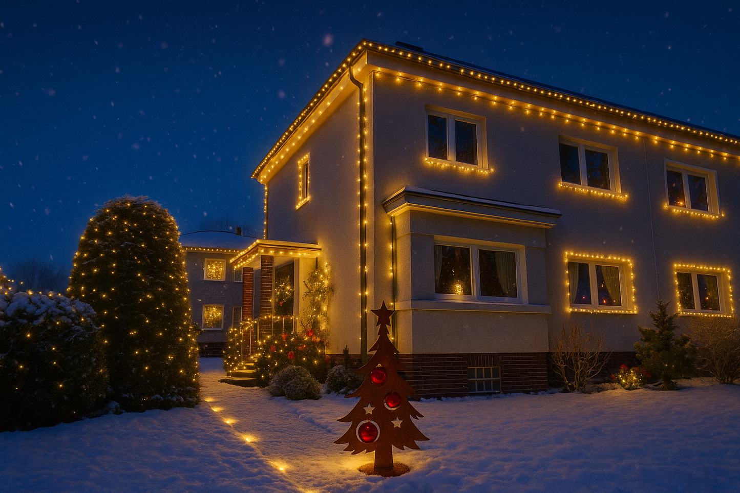 Metall-Weihnachtsbäume – Stilvoll. Zeitlos. Besonders. ✨ Edelrost oder schwarz