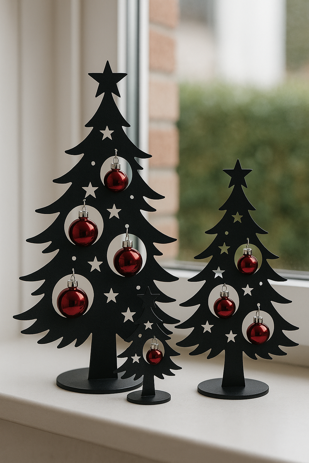 Metall-Weihnachtsbäume – Stilvoll. Zeitlos. Besonders. ✨ Edelrost oder schwarz