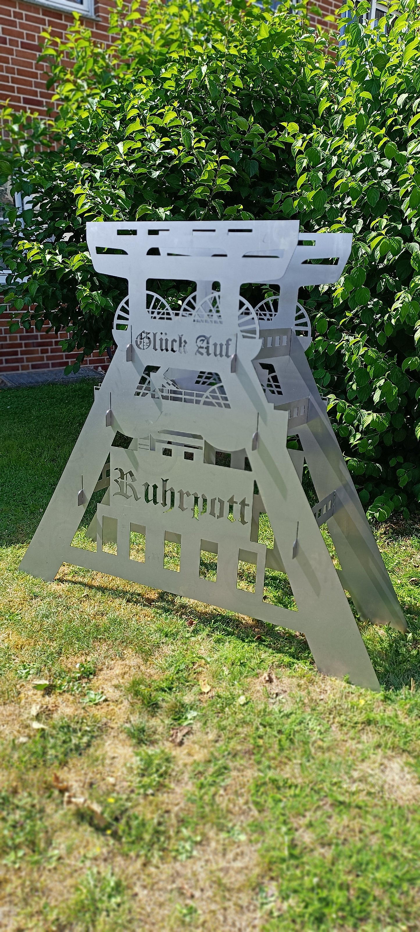 Förderturm Zeche Ruhrpott Glück Auf !