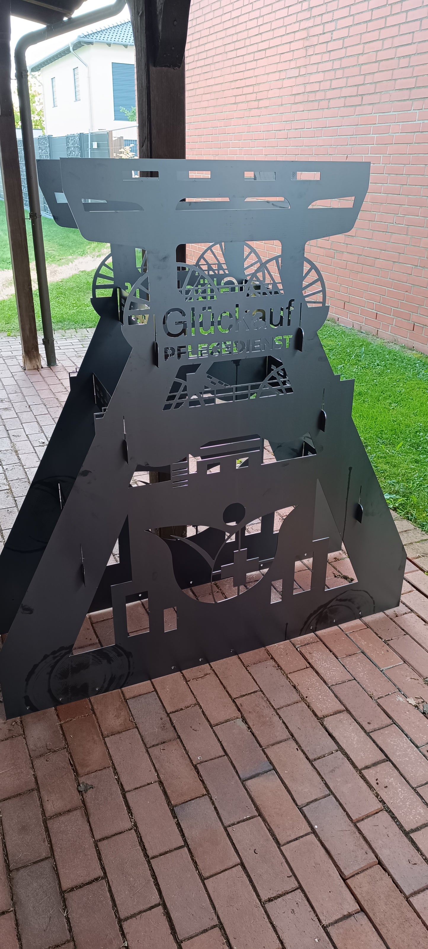 Förderturm Zeche Ruhrpott Glück Auf !