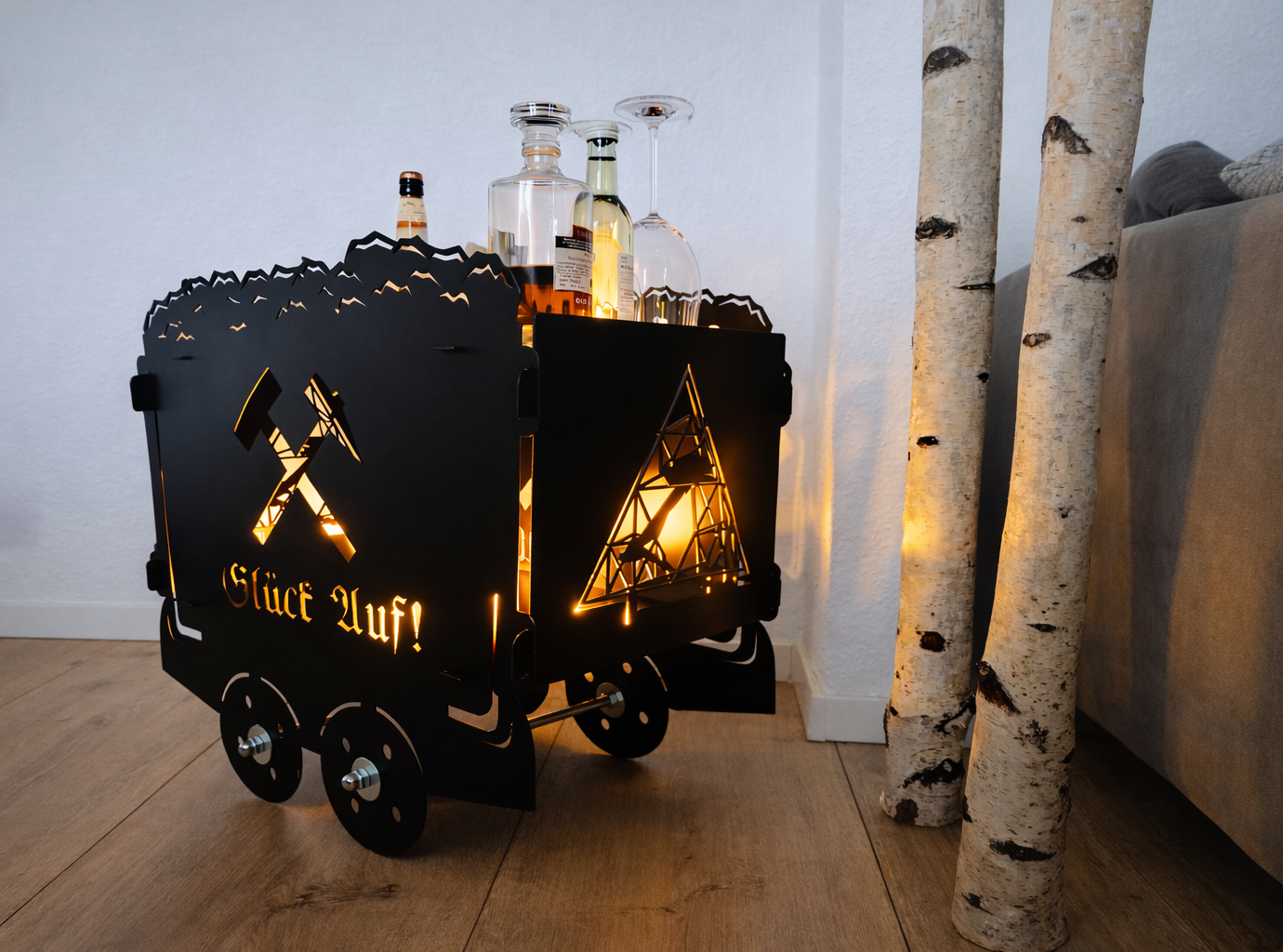 Lore – Feuertonne | Bar | Gartendeko | Ruhrpott-Style