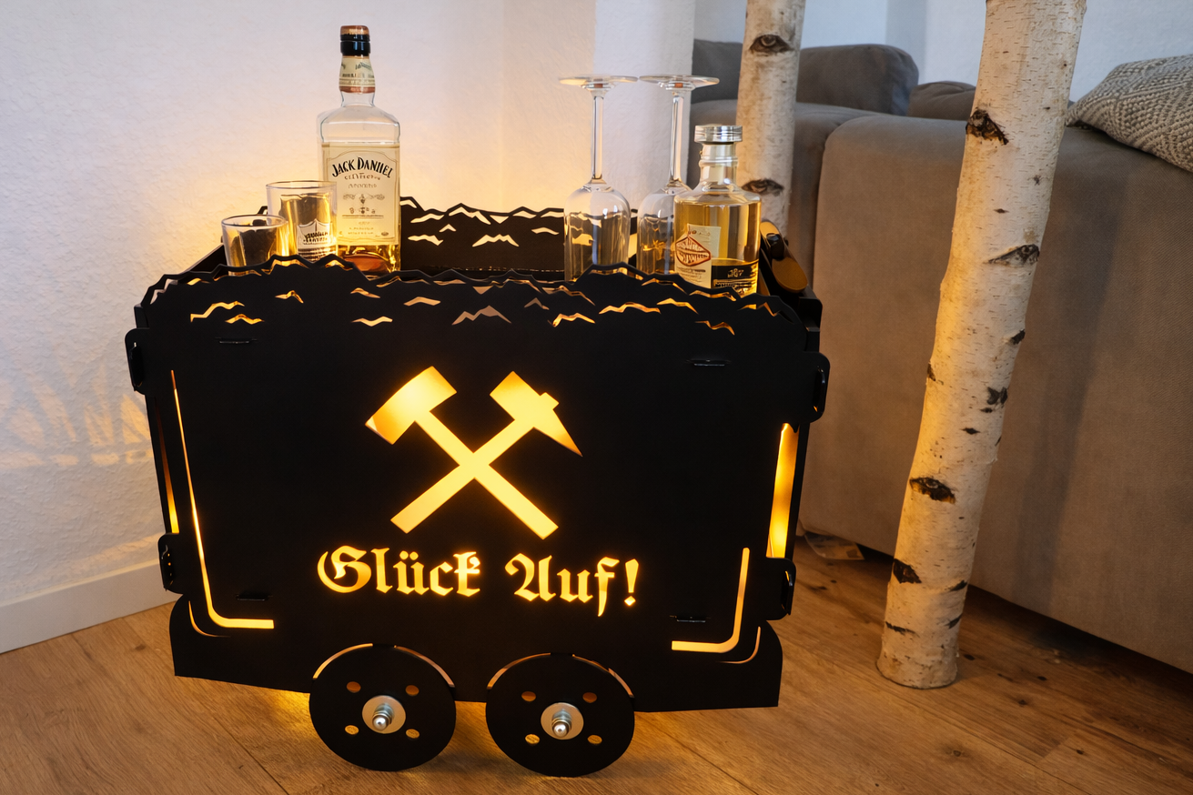 Lore – Feuertonne | Bar | Gartendeko | Ruhrpott-Style