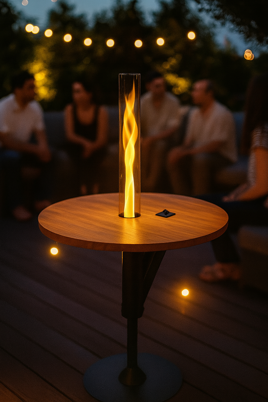 Exklusiver Pellet-Feuertisch – handgefertigt & personalisierbar