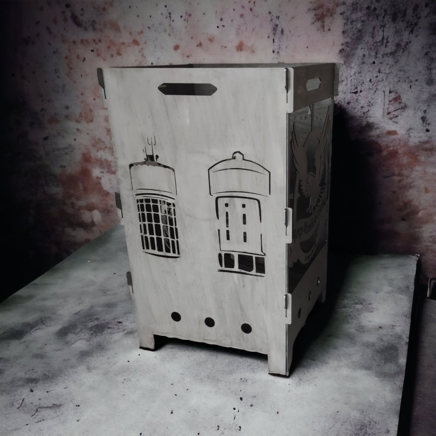 Feuertonne, Feuerkorb einfach Wunschmotiv senden !