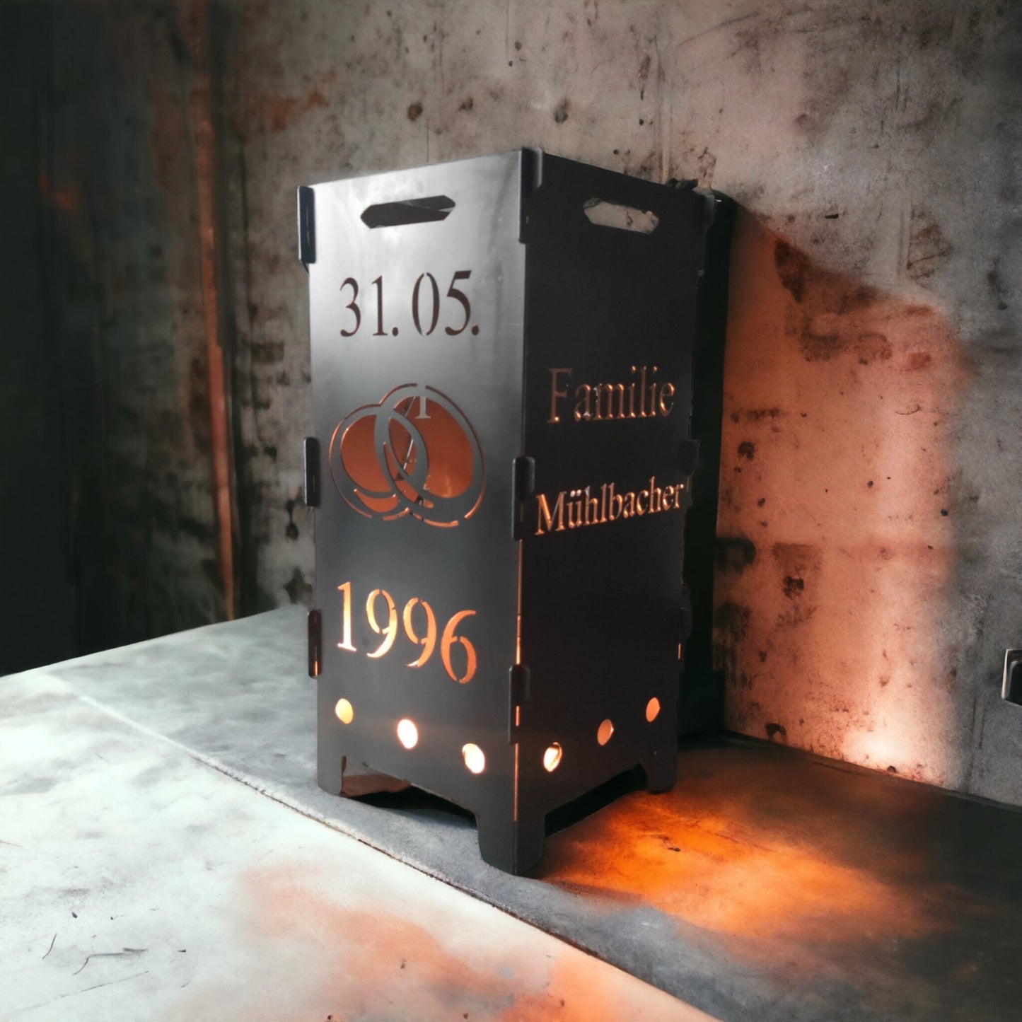 Feuertonne, Feuerkorb einfach Wunschmotiv senden !