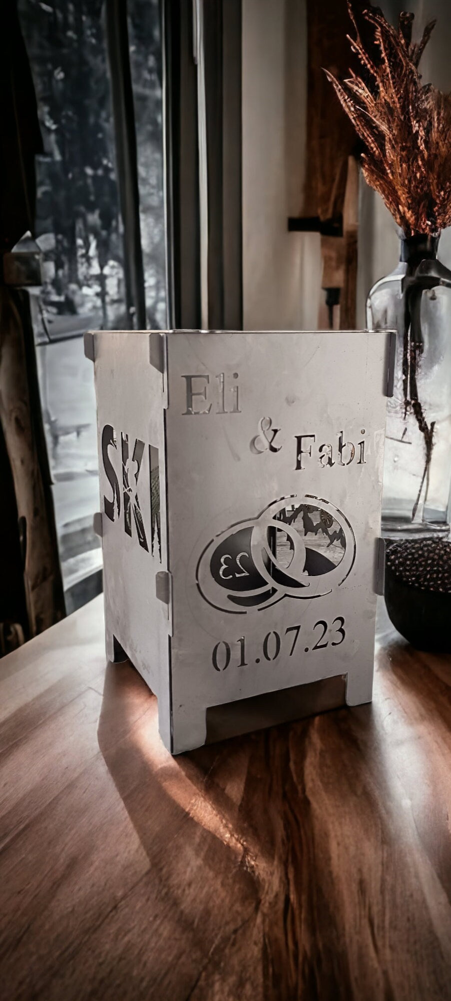 Feuertonne, Feuerkorb einfach Wunschmotiv senden !