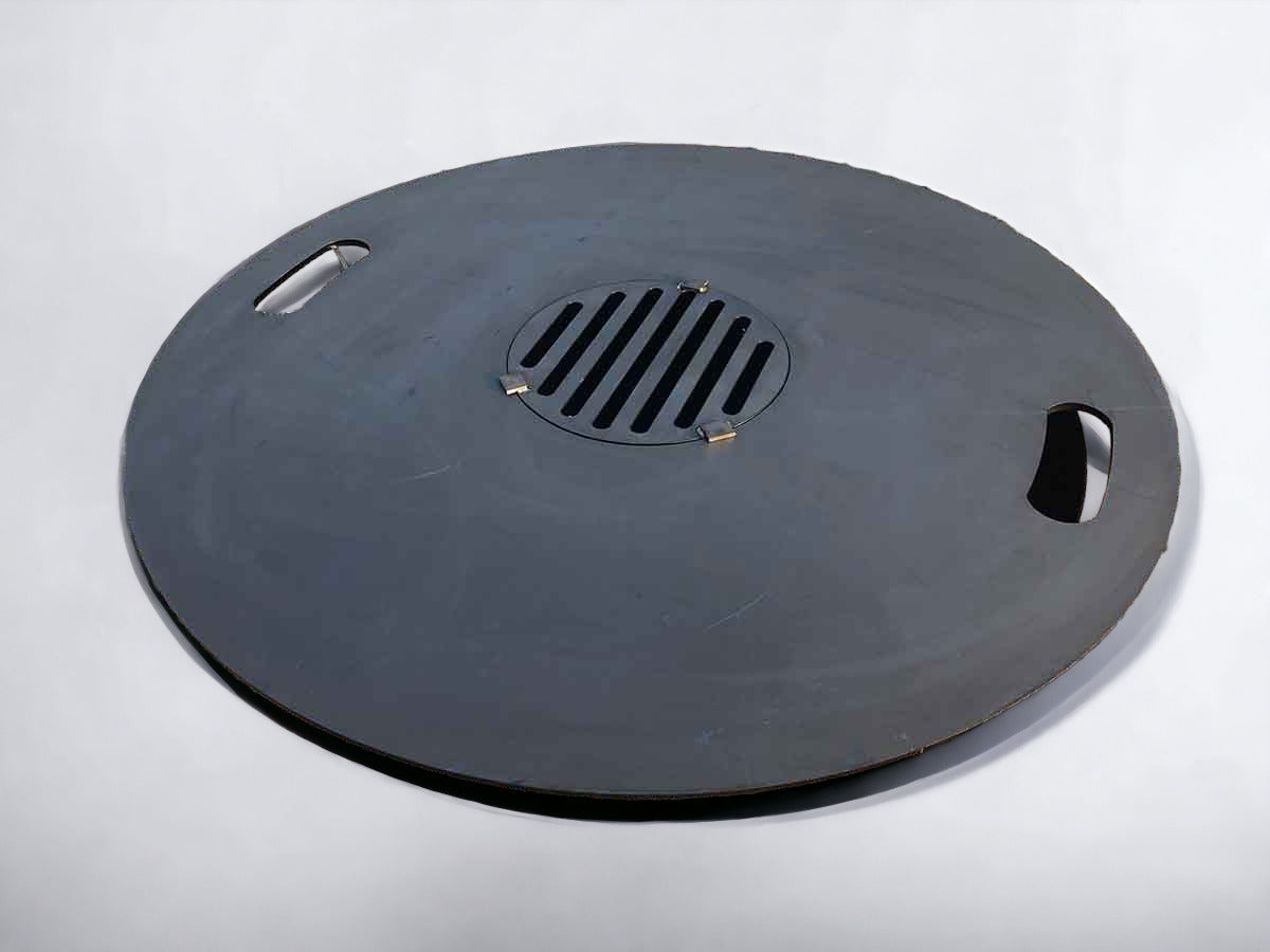 Grillplatte, Plancha, Feuerplatte für Grill und Feuertonnen